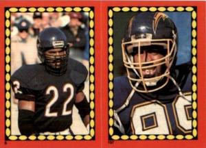 1988 Topps Stickers #9 / 197 Dave Duerson / Lee Williams Front