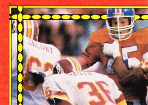 1988 Topps Stickers #2 Super Bowl XXII Front