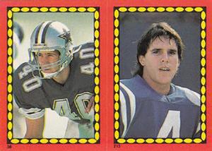 1988 Topps Stickers #38 / 213 Bill Bates / Dean Biasucci Front