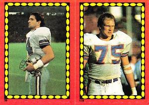 1988 Topps Stickers #39 / 179 Doug Cosbie / Rulon Jones Front