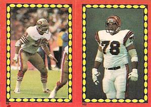 1988 Topps Stickers #68 / 162 Michael Walter / Anthony Munoz Front