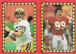 1988 Topps Stickers #87 / 206 Randy Wright / Mike Bell Front
