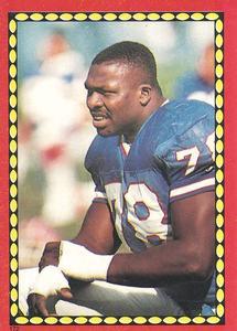 1988 Topps Stickers #172 Bruce Smith Front
