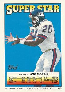 1988 Topps Stickers #10 / 266 Steve McMichael / Norm Johnson Back