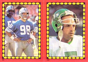 1988 Topps Stickers #83 / 232 Dennis Gibson / Pat Leahy Front