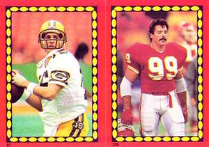 1988 Topps Stickers #87 / 206 Randy Wright / Mike Bell Front