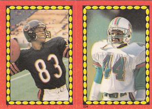 1988 Topps Stickers #7 / 224 Willie Gault / Paul Lankford Front