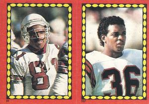 1988 Topps Stickers #31 / 157 Roy Green / Stanford Jennings Front