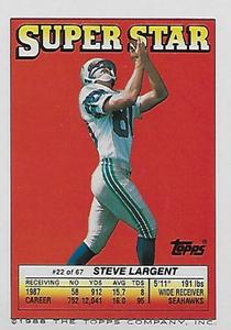 1988 Topps Stickers #92 / 207 Brent Fullwood / Stephone Paige Back