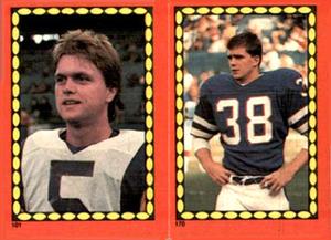 1988 Topps Stickers #101 / 170 Dale Hatcher / Mark Kelso Front