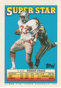 1988 Topps Stickers #105 Darrell Green Back