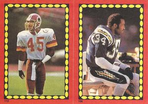 1988 Topps Stickers #110 / 196 Barry Wilburn / Elvis Patterson Front