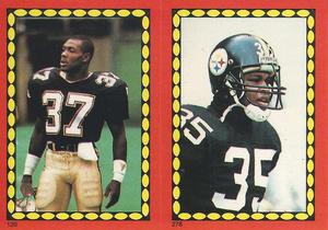 1988 Topps Stickers #120 / 278 Mel Gray / Delton Hall Front
