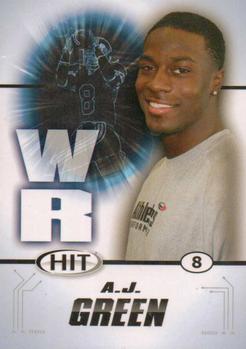 2011 SAGE HIT #80 A.J. Green Front