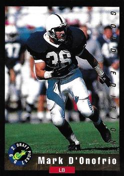 1992 Classic Draft Picks - Gold #40 Mark D'Onofrio Front