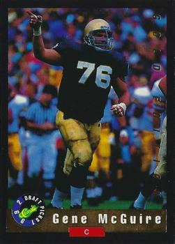 1992 Classic Draft Picks - Gold #65 Gene McGuire Front