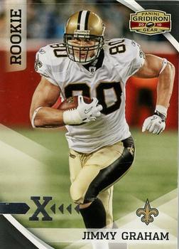 2010 Panini Gridiron Gear - Silver X's #204 Jimmy Graham Front