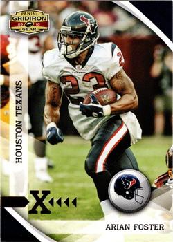 2010 Panini Gridiron Gear - Gold X's #56 Arian Foster Front