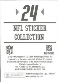 2010 Panini NFL Sticker Collection #24 Buffalo Bills Logo Back