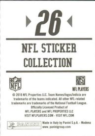 2010 Panini NFL Sticker Collection #26 C.J. Spiller Back