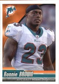 2010 Panini NFL Sticker Collection #43 Ronnie Brown Front