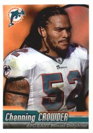 2010 Panini NFL Sticker Collection #51 Channing Crowder Front