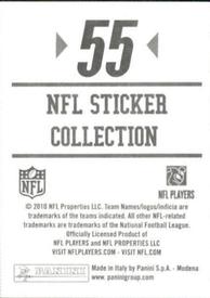 2010 Panini NFL Sticker Collection #55 Ronnie Brown Back