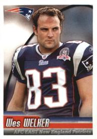 2010 Panini NFL Sticker Collection #59 Wes Welker Front