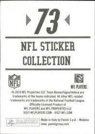 2010 Panini NFL Sticker Collection #73 Mark Sanchez Back