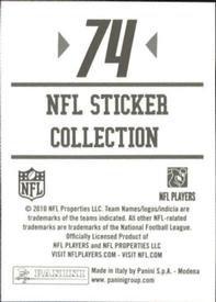 2010 Panini NFL Sticker Collection #74 Shonn Greene Back