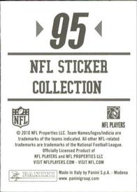 2010 Panini NFL Sticker Collection #95 Todd Heap Back