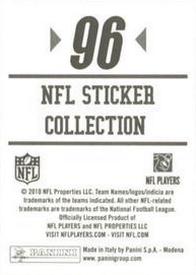 2010 Panini NFL Sticker Collection #96 Michael Oher Back