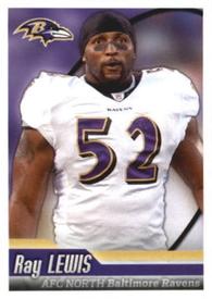 2010 Panini NFL Sticker Collection #97 Ray Lewis Front