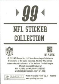 2010 Panini NFL Sticker Collection #99 Terrell Suggs Back