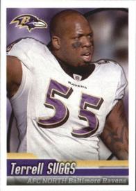 2010 Panini NFL Sticker Collection #99 Terrell Suggs Front