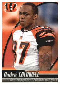 2010 Panini NFL Sticker Collection #109 Andre Caldwell Front