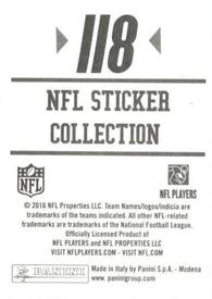 2010 Panini NFL Sticker Collection #118 Cedric Benson Back