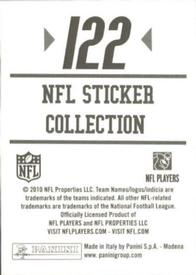 2010 Panini NFL Sticker Collection #122 Jerome Harrison Back