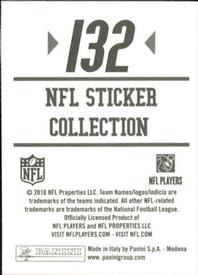 2010 Panini NFL Sticker Collection #132 Joe Haden Back