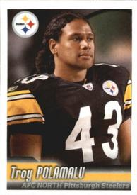 2010 Panini NFL Sticker Collection #144 Troy Polamalu Front