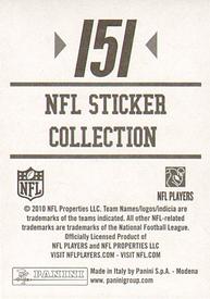 2010 Panini NFL Sticker Collection #151 Troy Polamalu Back