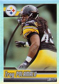 2010 Panini NFL Sticker Collection #151 Troy Polamalu Front