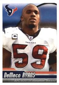 2010 Panini NFL Sticker Collection #161 DeMeco Ryans Front