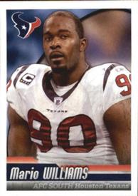 2010 Panini NFL Sticker Collection #162 Mario Williams Front