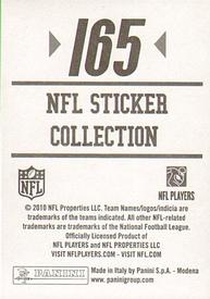 2010 Panini NFL Sticker Collection #165 Matt Schaub Back
