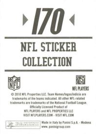 2010 Panini NFL Sticker Collection #170 Robert Mathis Back