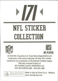 2010 Panini NFL Sticker Collection #171 Joseph Addai Back