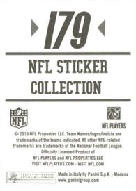 2010 Panini NFL Sticker Collection #179 Bob Sanders Back