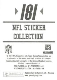 2010 Panini NFL Sticker Collection #181 Peyton Manning Back