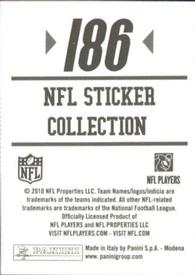 2010 Panini NFL Sticker Collection #186 Maurice Jones-Drew Back
